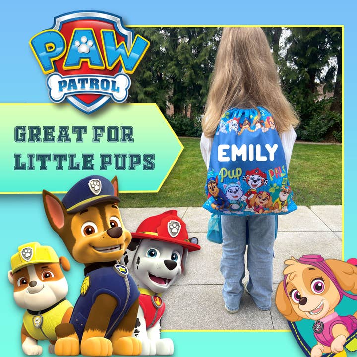 Fringoo Group Ltd – wholesale Drawstring bag – kids – Personalised Drawstring Bag - Paw Patrol5