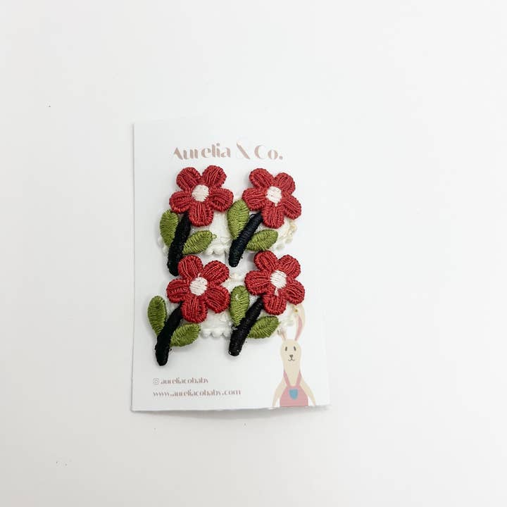 Aurelia & Co. Baby - Wholesale Hair Clip - Kids - Mini Flower Hair Clips and Barrettes for Babies7