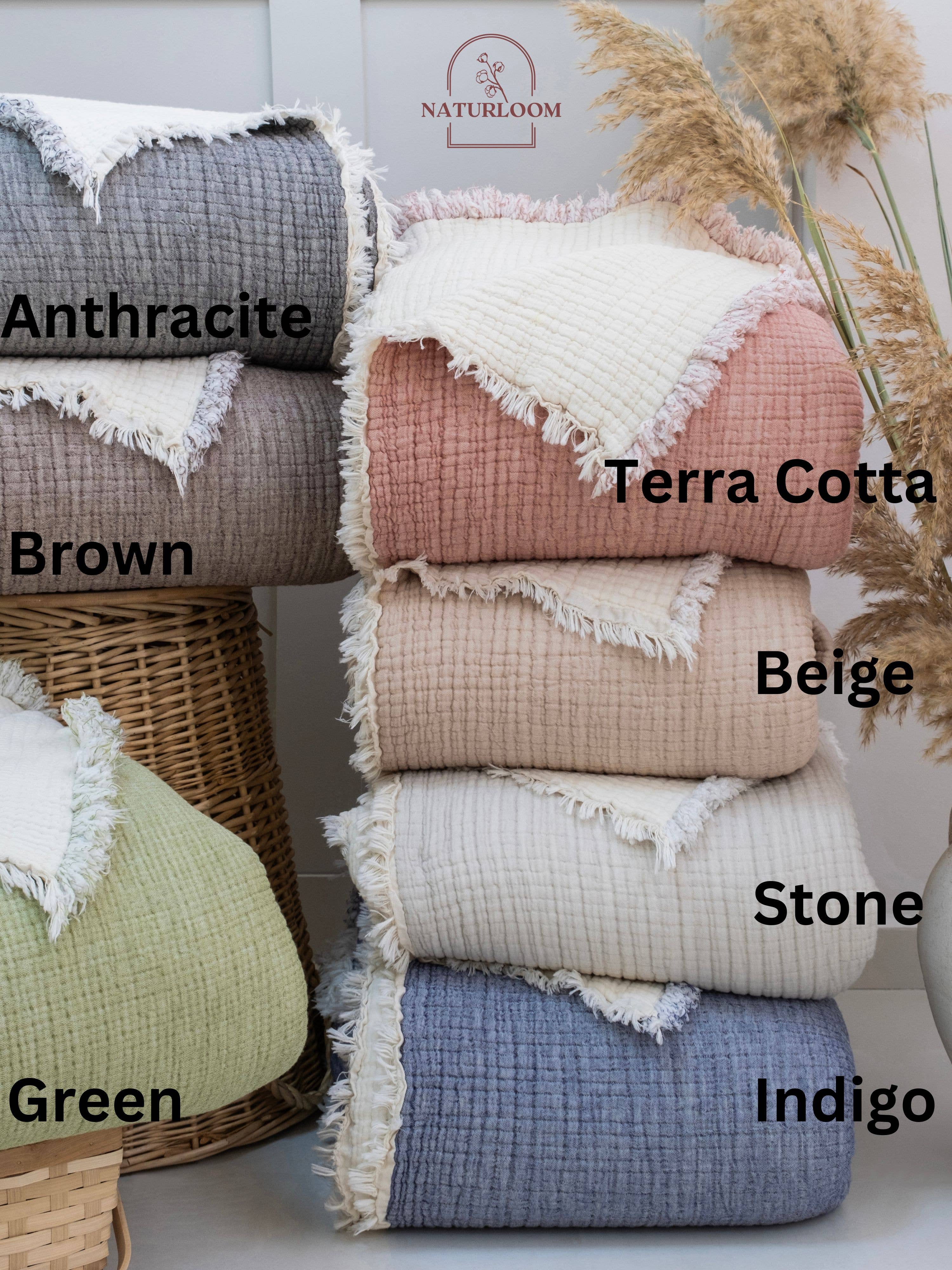 Naturloom - Wholesale Quilt - 8 Layer Organic Muslin Quilt GOTS Certified Breathable6