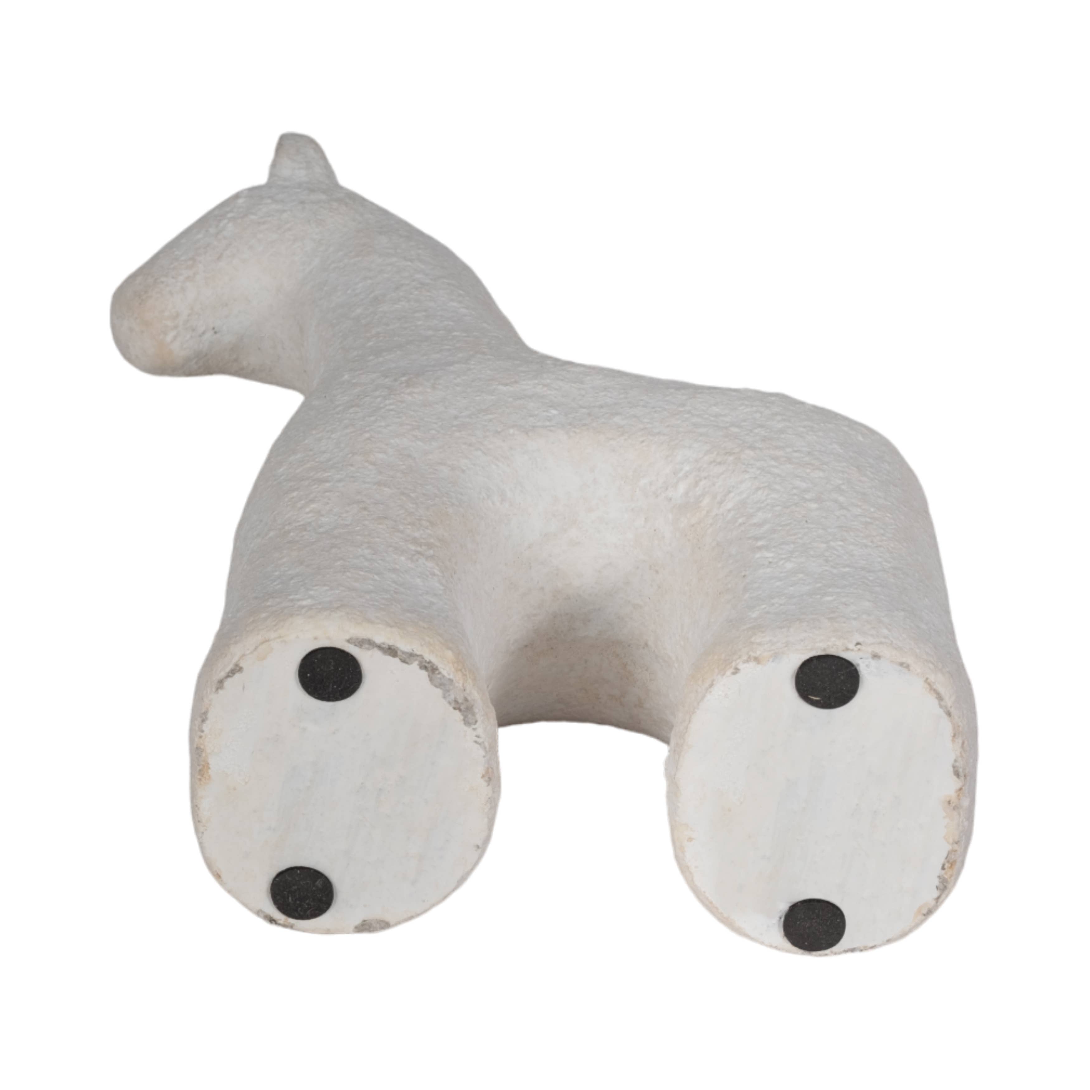Sagebrook Home - Wholesale Decorative Figurine - Ceramic Modern Textured Solid Horse Figurine - White, 7 in.11