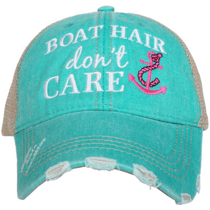 Katydid - Wholesale Trucker Hat - Women's - Boat Hair Don't Care Trucker Hats
