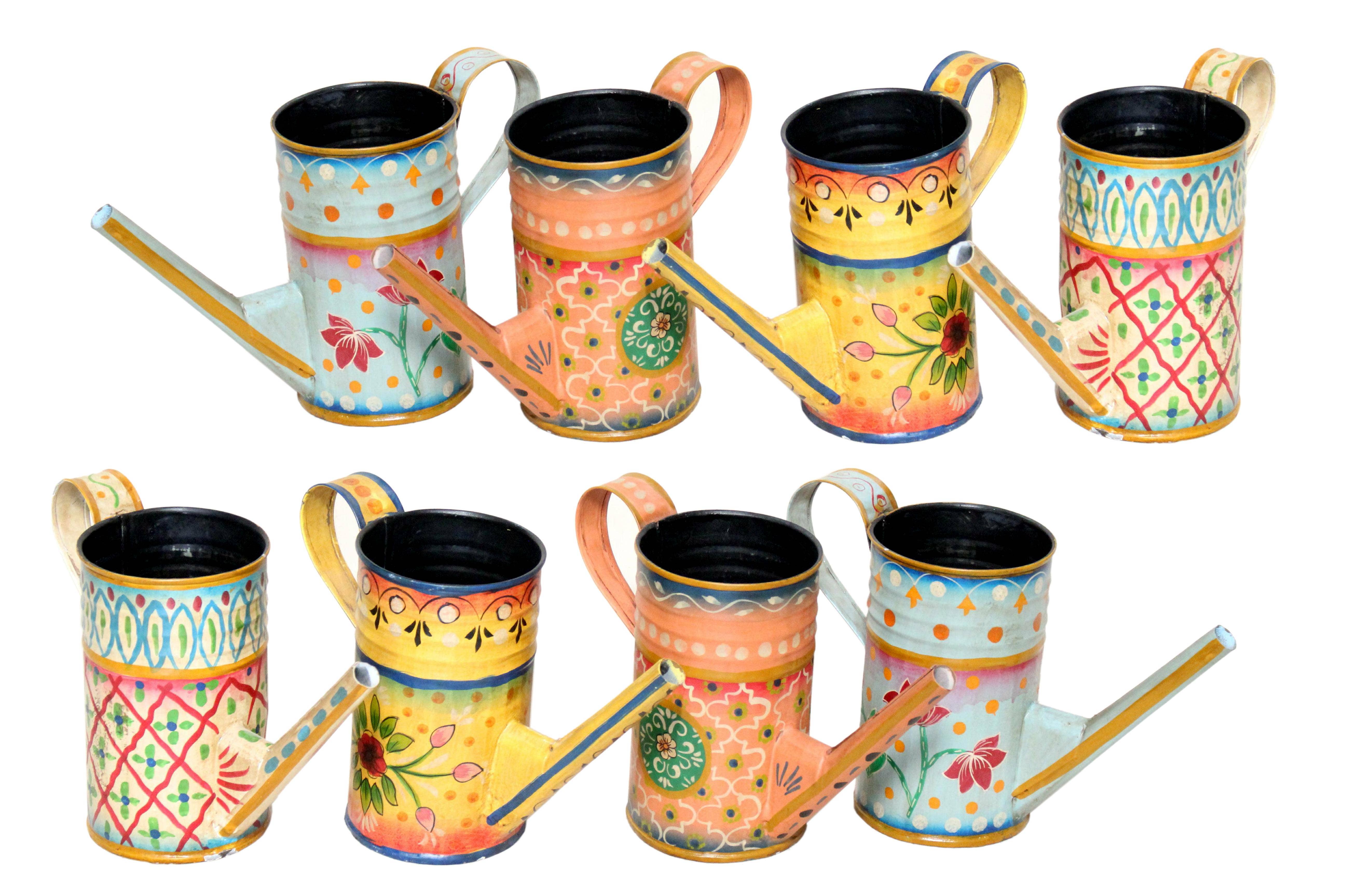 Asia West – wholesale Watering can – Watering Can Hand Painted5