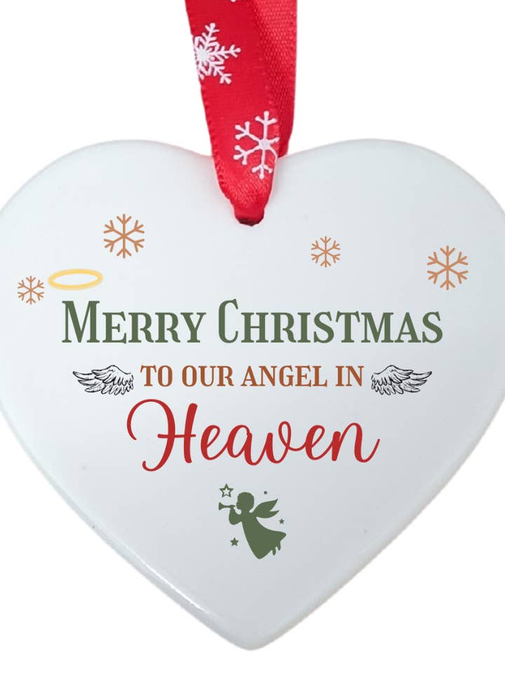 Second Ave Merry Christmas Angel Heaven Decorazione per la vendita all'ingrosso da parte di Second Ave Gift Company