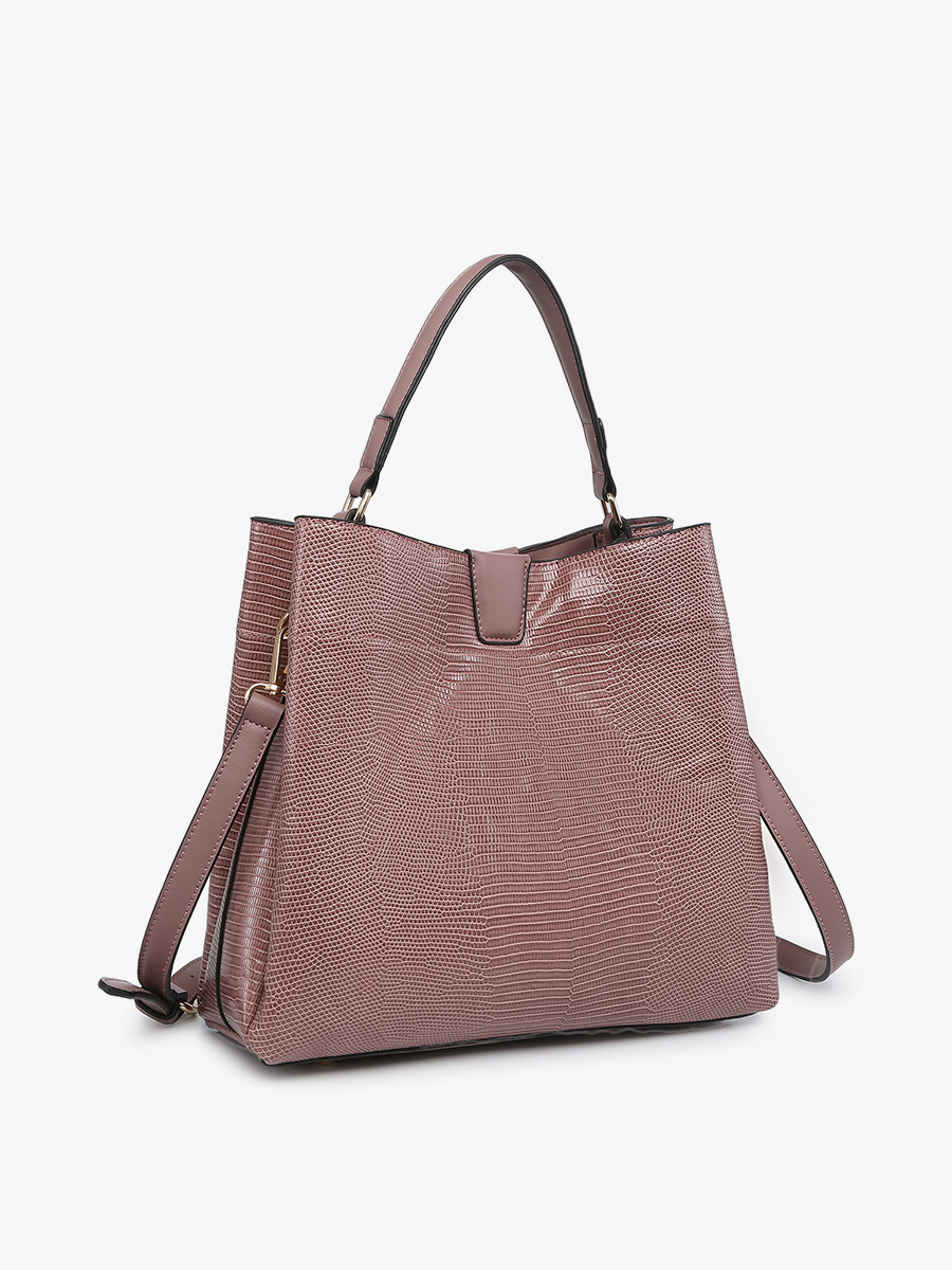 Jen & Co. - Vendita all'ingrosso Cartella - Donna - Cartella monogrammabile Tati Lizard M1951LZ4