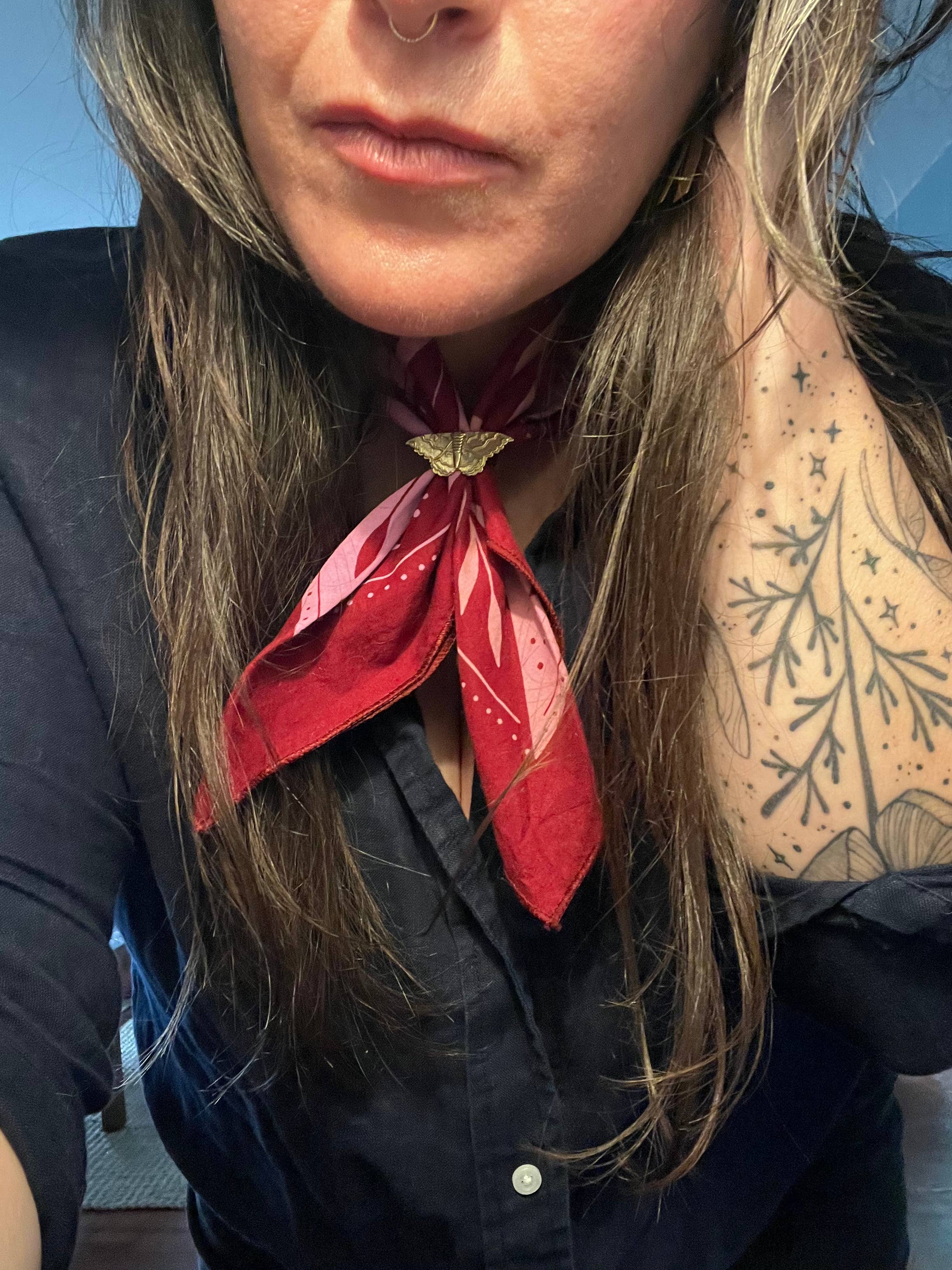 Pen+Pine – Großhandel Bandana – Damen – Witchy Bandana aus Baumwolle mit doppelseitigem Design, 56 cm x 56 cm3