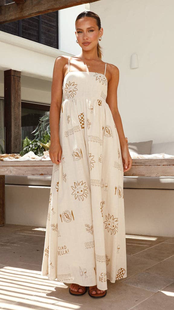 Marayn – wholesale Dress – Women's – European Summer Maxi Dress New Floral Print1