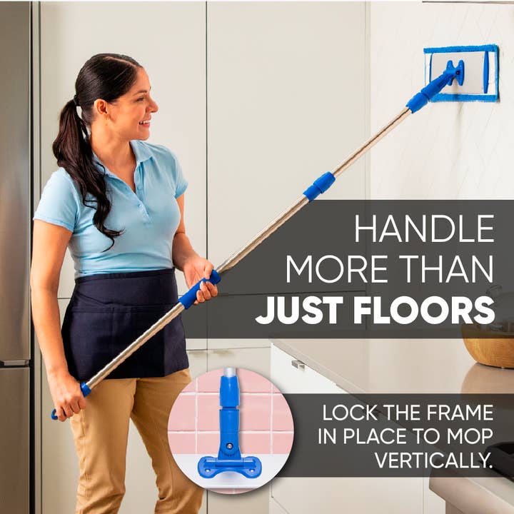 Microfiber Wholesale – Großhandel Mopps – Professionelles Mikrofasermopp-System 45 cm3