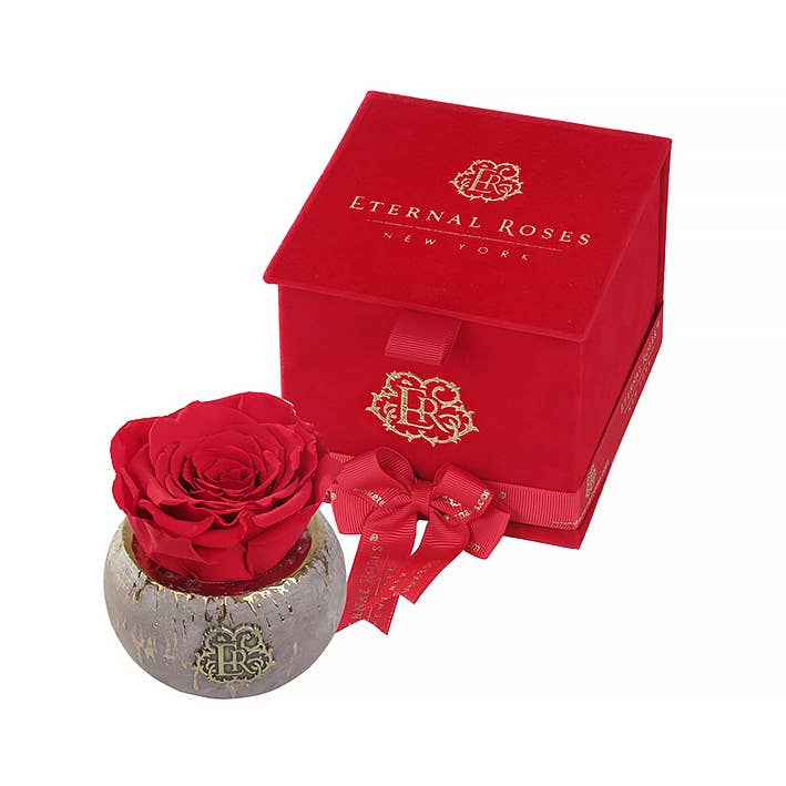 Mini Red Velvet Gift Box for wholesale by Eternal Roses®
