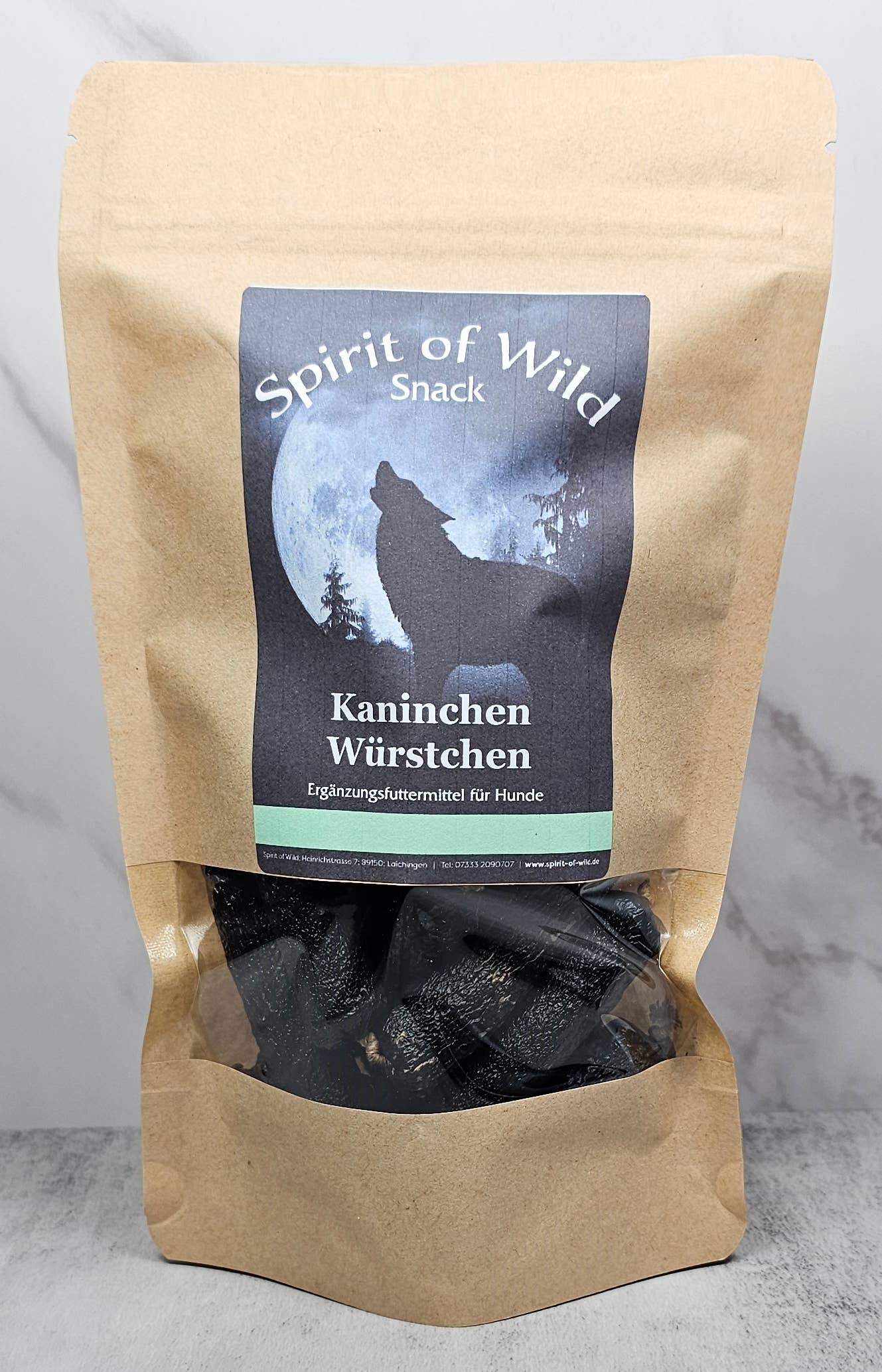 Spirit of Wild – Großhandel Leckerlis – Hund – Spirit of Wild Sanck Kaninchen Würstchen 2