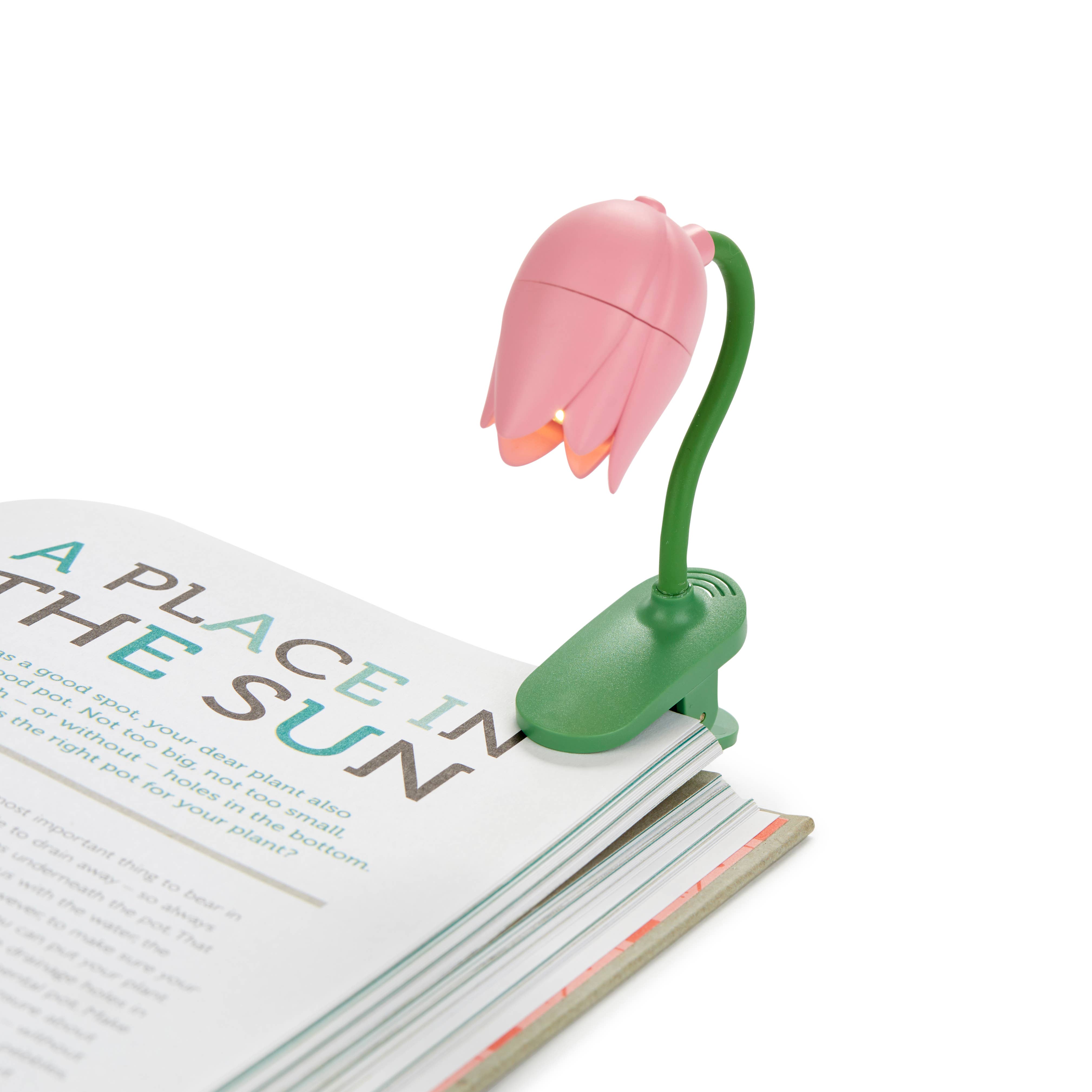 Balvi - Wholesale Booklight - Reading light, Tulip, pink, 3xLR41, plastic2