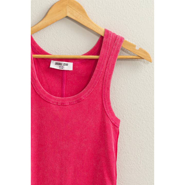 HYFVE - Wholesale Tank Top - Women's - DZ24A649-D-Acid Washed Tank Top