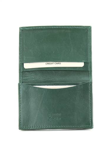 Leather Impressions Inc - Wholesale Card Holder - Unisex - Lambskin Business Card Case Style : Bcc401 Green0