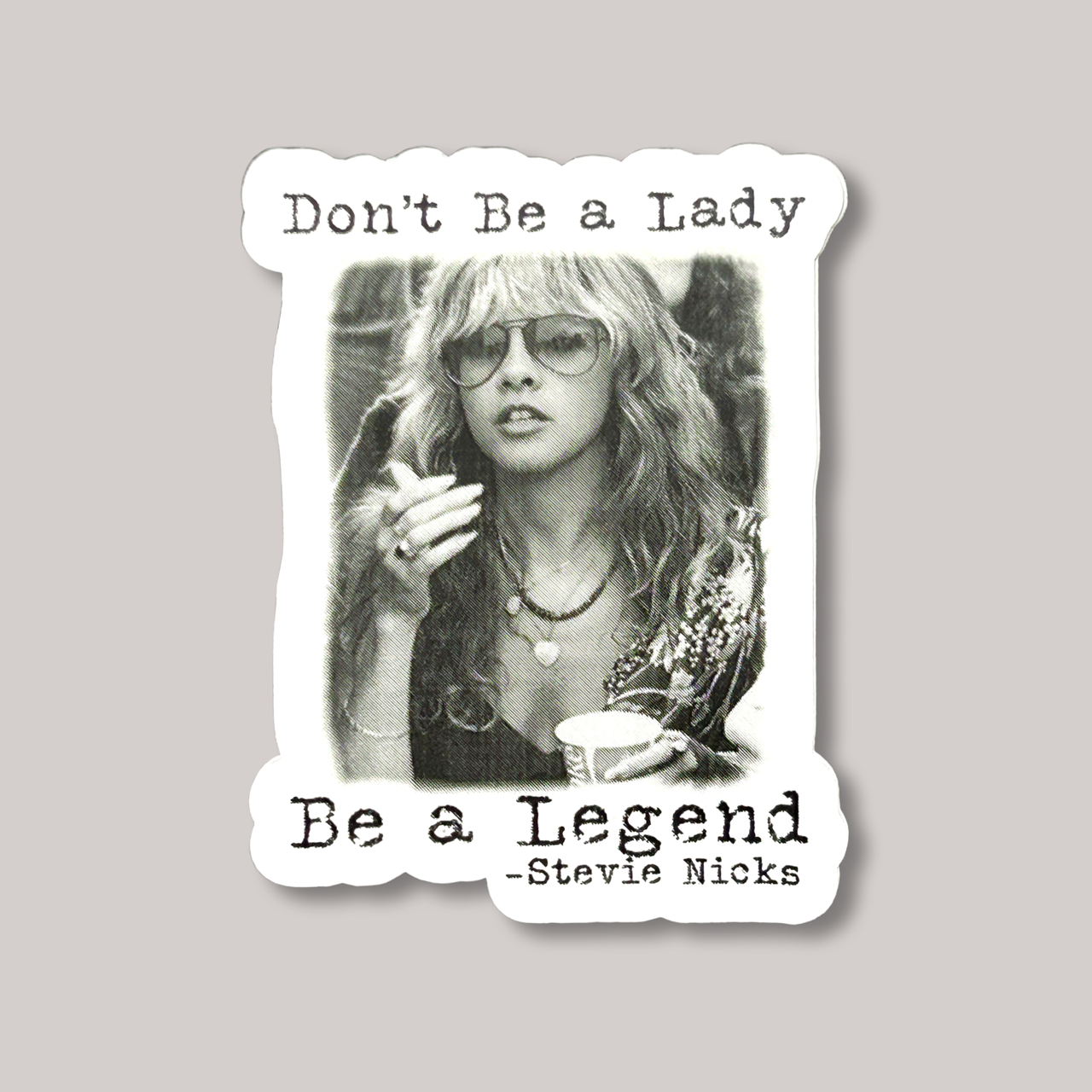 dkhandmade - Vente Autocollant - Autocollant "Ne sois pas une dame"1