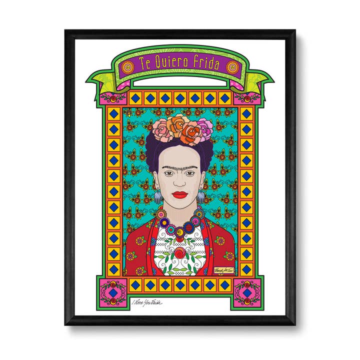 I Love You Frida Print 8x10 for wholesale by The Art of Pamela Joy Trow