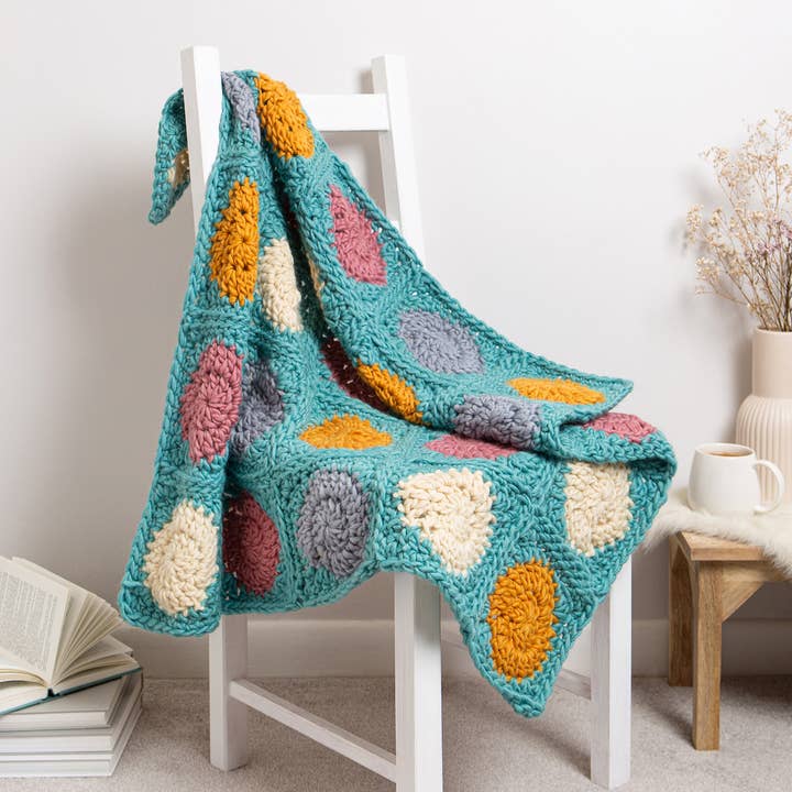 Create-it Blanket Easy Crochet Kit for wholesale by Wool Couture Company