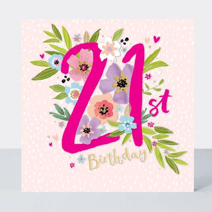 Peony - 21st Birthday for wholesale by Rachel Ellen Designs