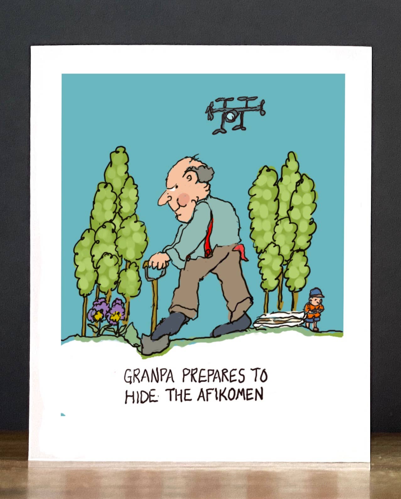 Cards by Charlot - Wholesale Passover Card - Passover: The Drone1