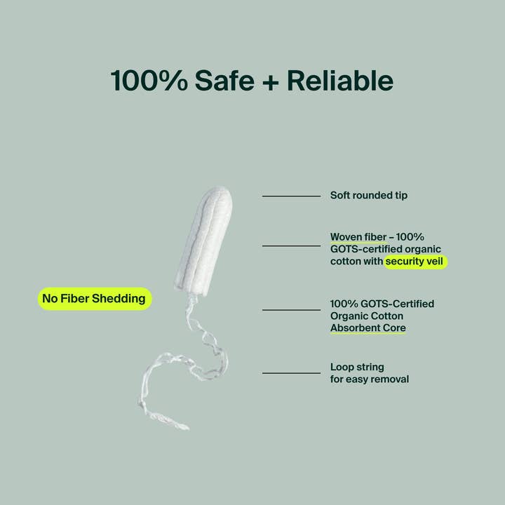 Iris + Arlo - Wholesale Tampon - 100% Organic Cotton Non-Applicator Tampons Regural (18)4