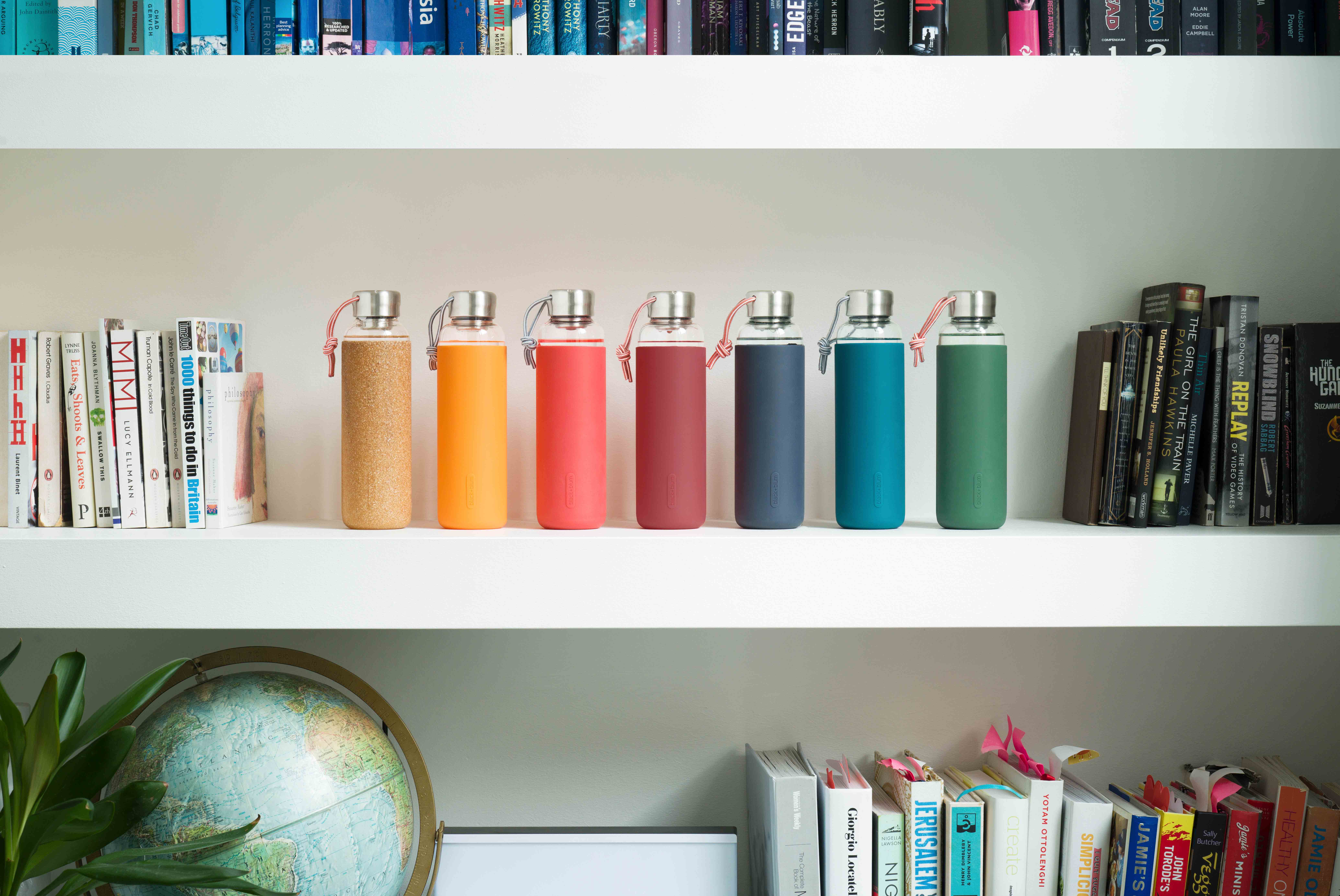 Black+Blum - Wholesale Water Bottle - Glass Water Bottle - Leak Proof with Protective Sleeve 600ml5