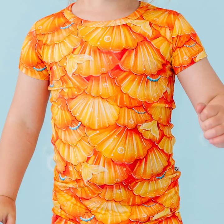 Dreambly Me - Wholesale Sleepwear Set - Kids - Lira the Sea Fairy Short Pajama Set1