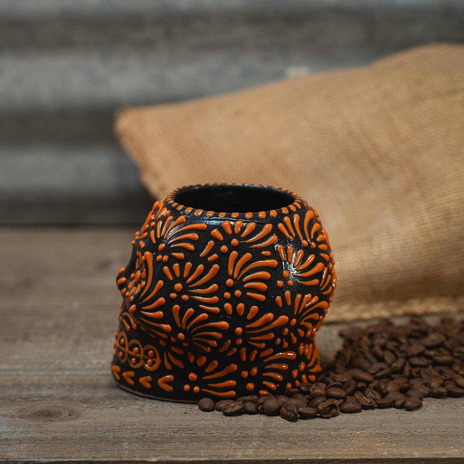 Mi Amor Just For You - Wholesale Coffee Mug - Cempasuchil - Skull Mug5