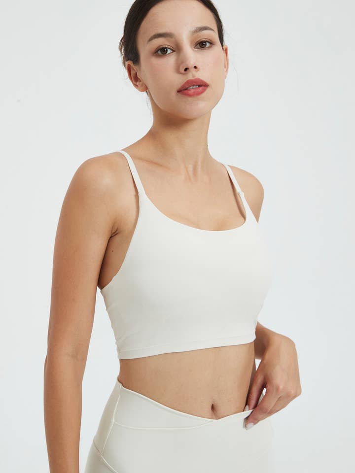 91thelabel - Wholesale Sports Bra - Women's - Esther Lycra® Molded Cup Cami Top Sports Bra4