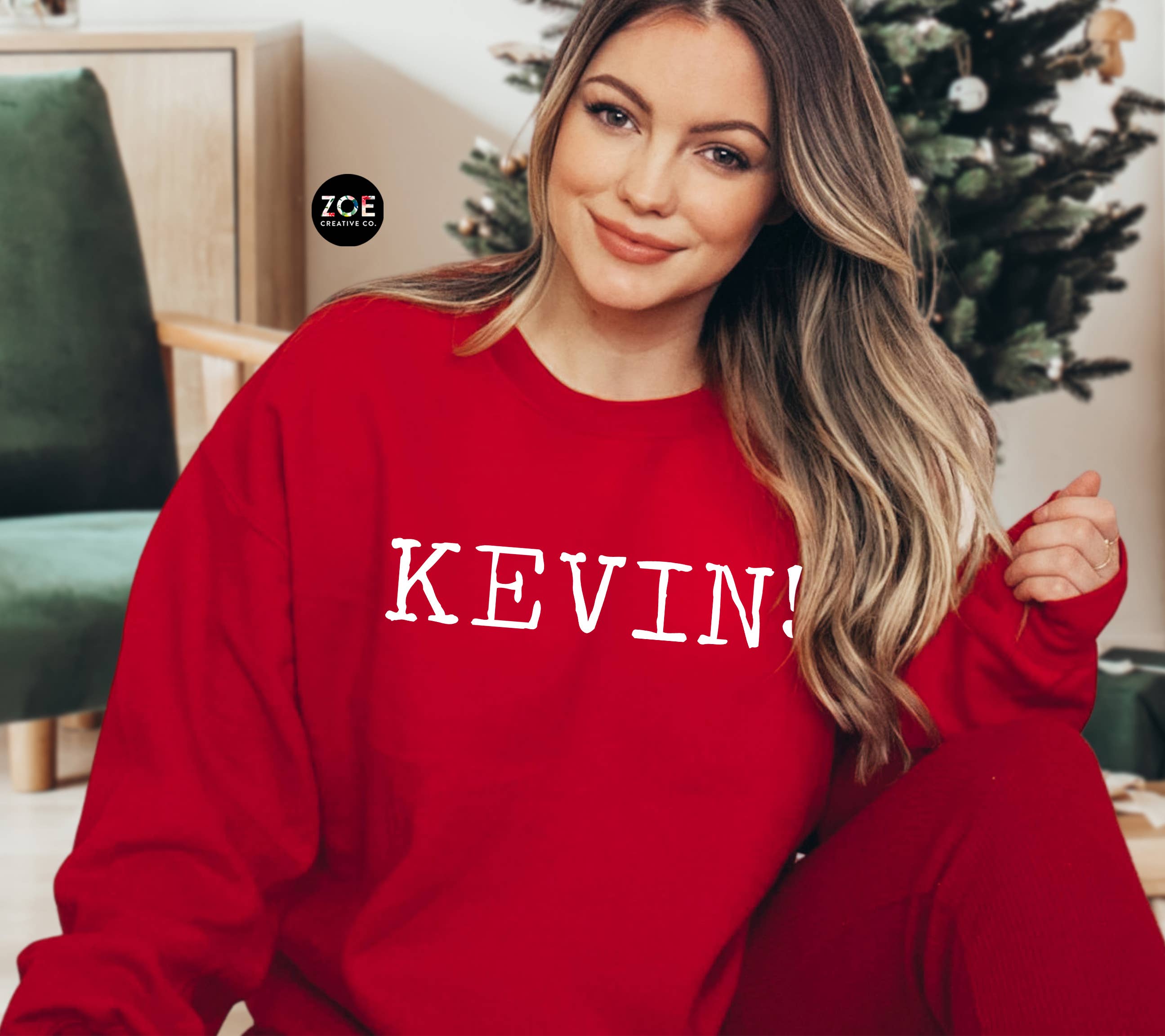 Zoe Creative Co - Wholesale Screen Printed T-Shirt - Women's - KEVIN! Home Alone Shirt Christmas Holiday Tshirt Kids Adult1