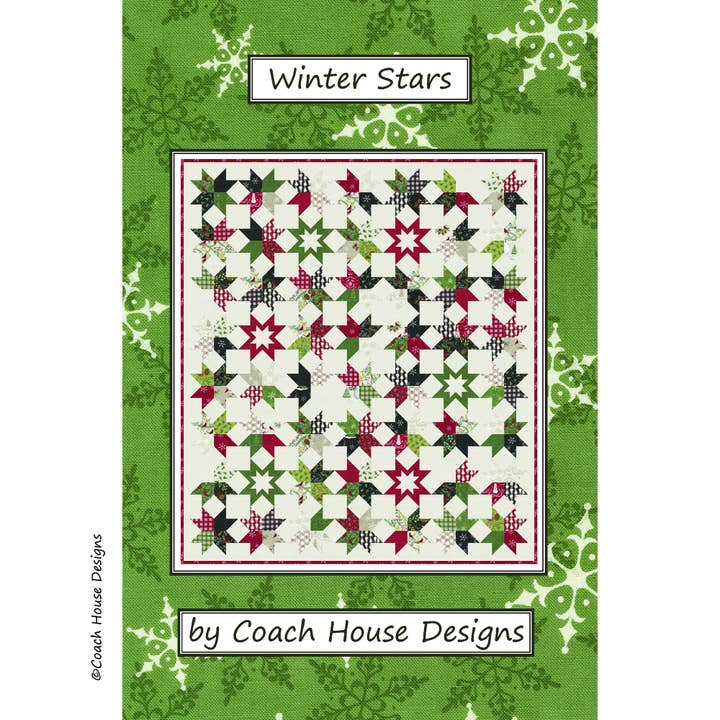 Coach House Designs - Wholesale Surface Pattern Design - Winter Stars Quilt Pattern