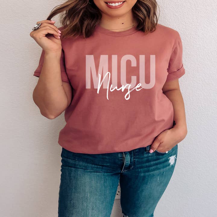 APComfortPrints - Wholesale Screen Printed T-Shirt - Unisex - MICU Nurse Shirt8