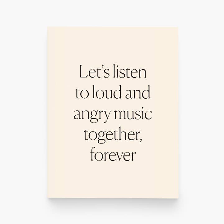 Luid & Boze Muziek – Grappige Valentijnskaart voor wholesale door paper&stuff