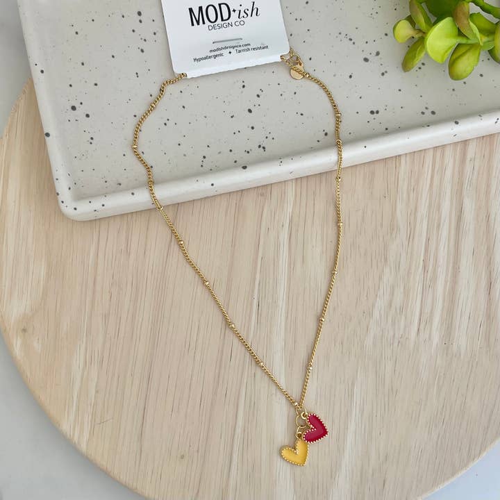 MODish Design Co - Vente Colliers à pendentif - Collier Kansas City Love1