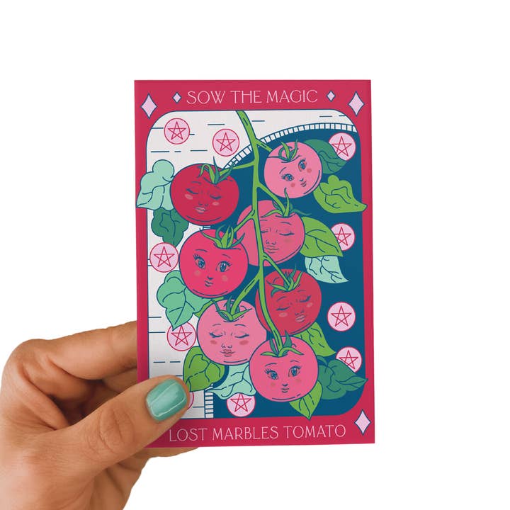 Sow the Magic - Wholesale Plant Seeds - Lost Marbles Tomato Tarot Garden + Gift Seed Pacaket