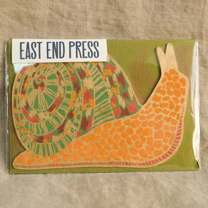 East End Press - Wholesale Everyday Greeting Card - Snail Greeting Card