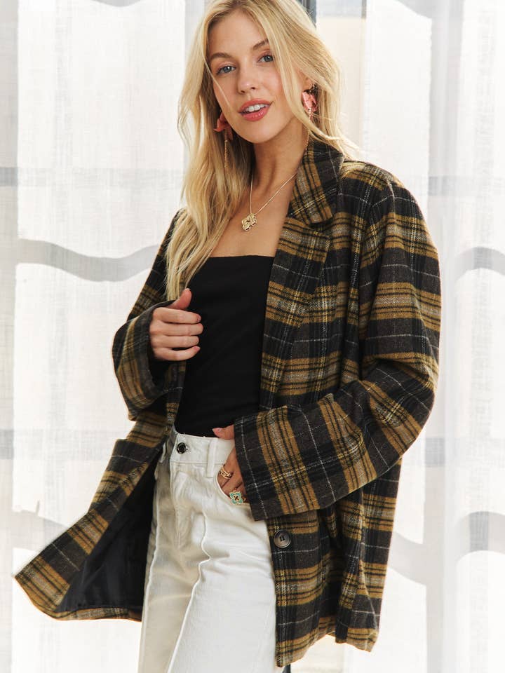 ADORA LA - Wholesale Jacket - Women's - J015-W011 - PATCH POCKET 2 BUTTON JACKET2