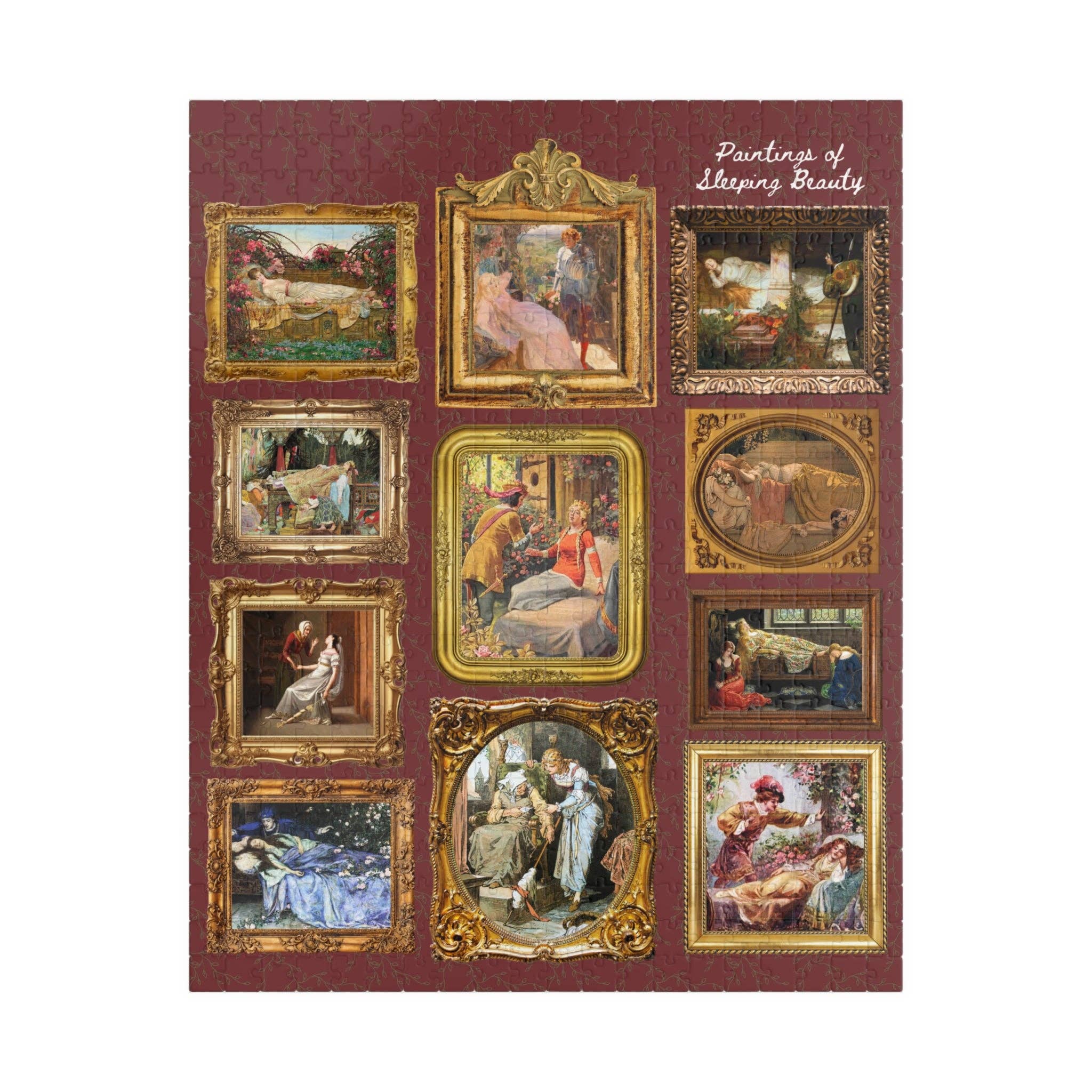 Opal and June - Wholesale Puzzle - Adult - Bookish Fairy Tale Art History Puzzle: Paintings of Sleeping Beauty2