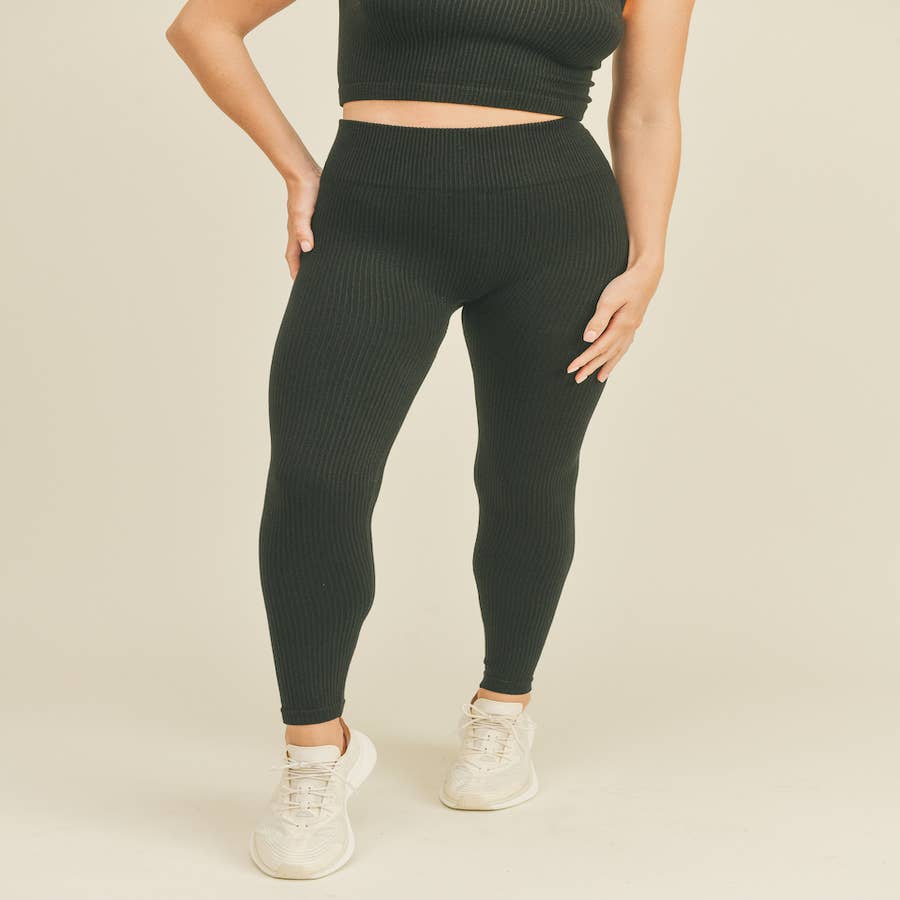 Purchase Wholesale ribbed yoga pants. Free Returns & Net 60 Terms on Faire