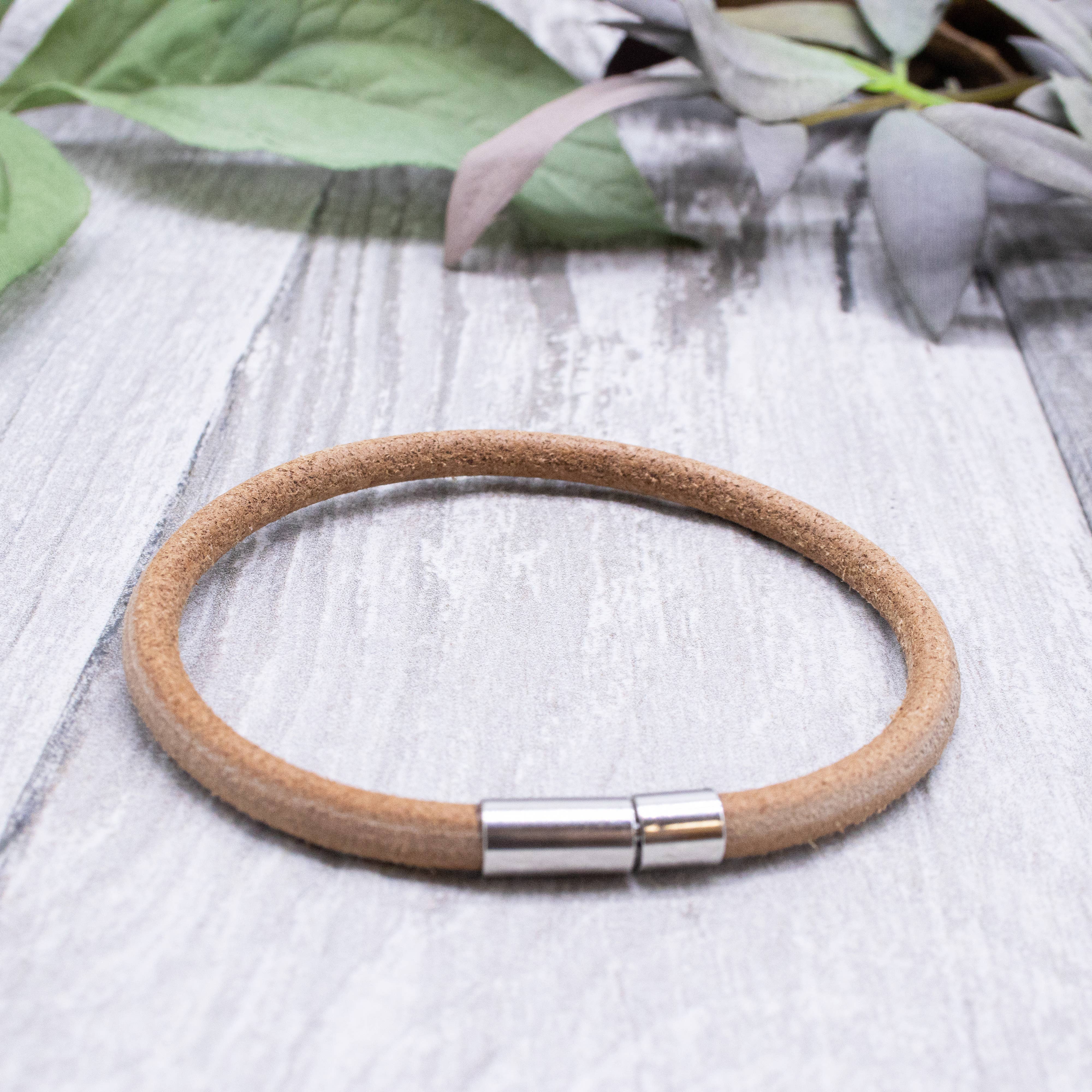 Natalia - Vente Bijou – homme - Bracelet en cuir véritable pour homme - PC1