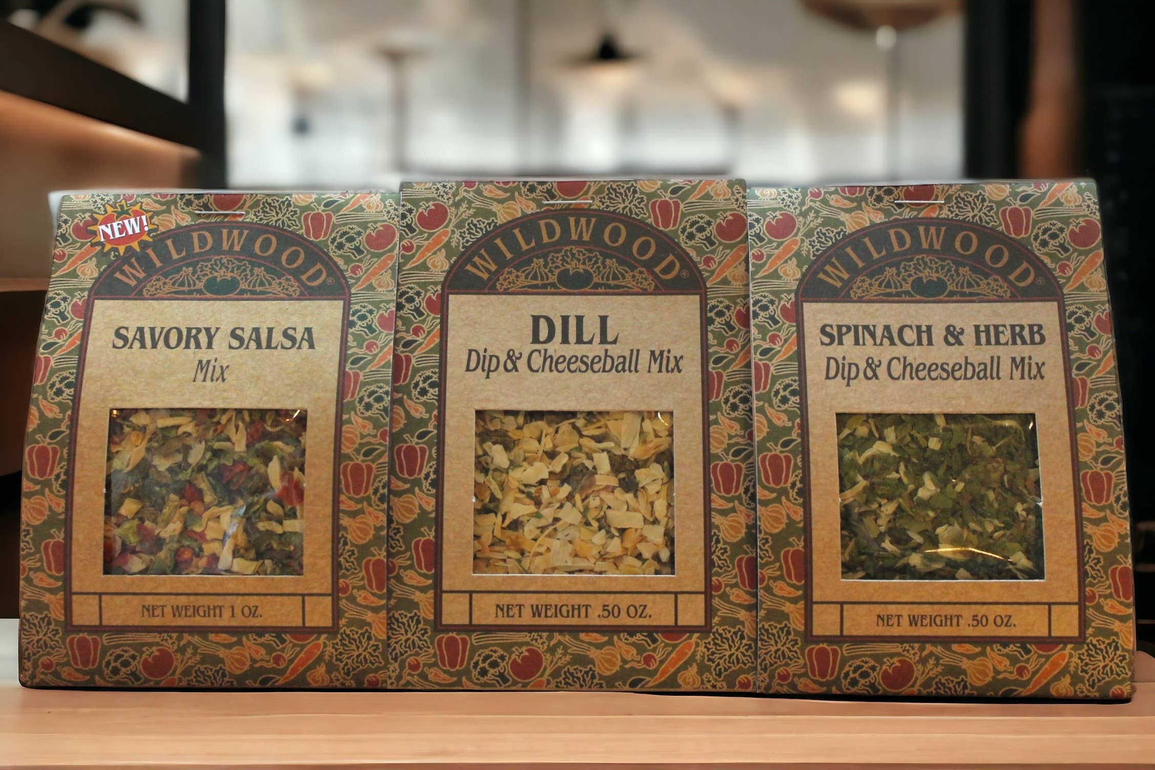 Wildwood Specialty Foods - Wholesale Dip - 3 Dip Collection: Salsa, Dill, Spinach & Herb1