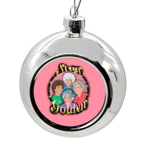 ART WOW - Wholesale Ornament - Christmas Baubles 'Golden Gals'5