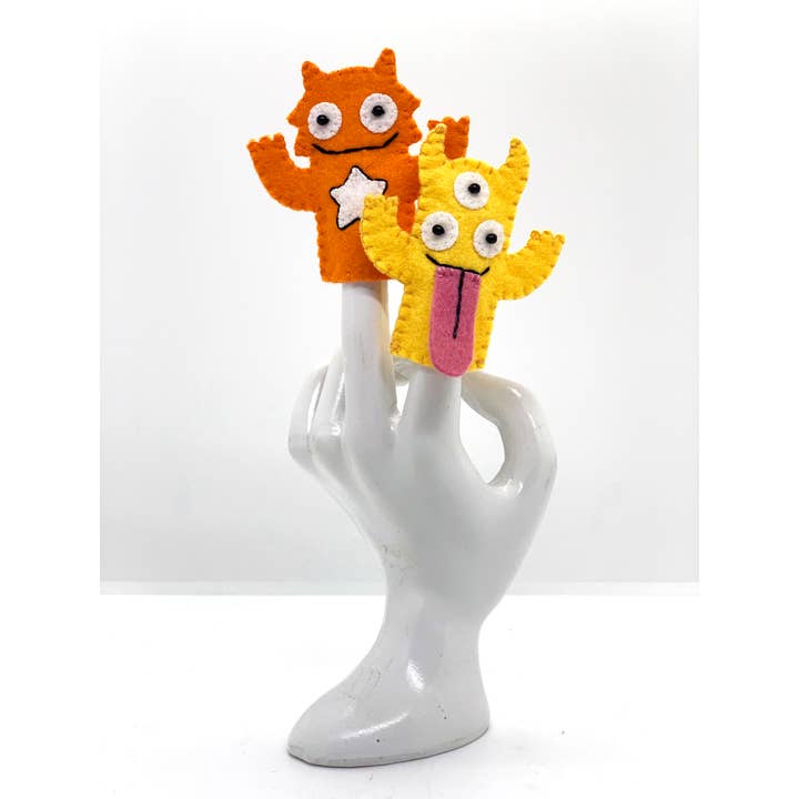 Lumpy Buttons - Wholesale Finger Puppet - Kids & Baby - Monster Felt Finger Puppet7