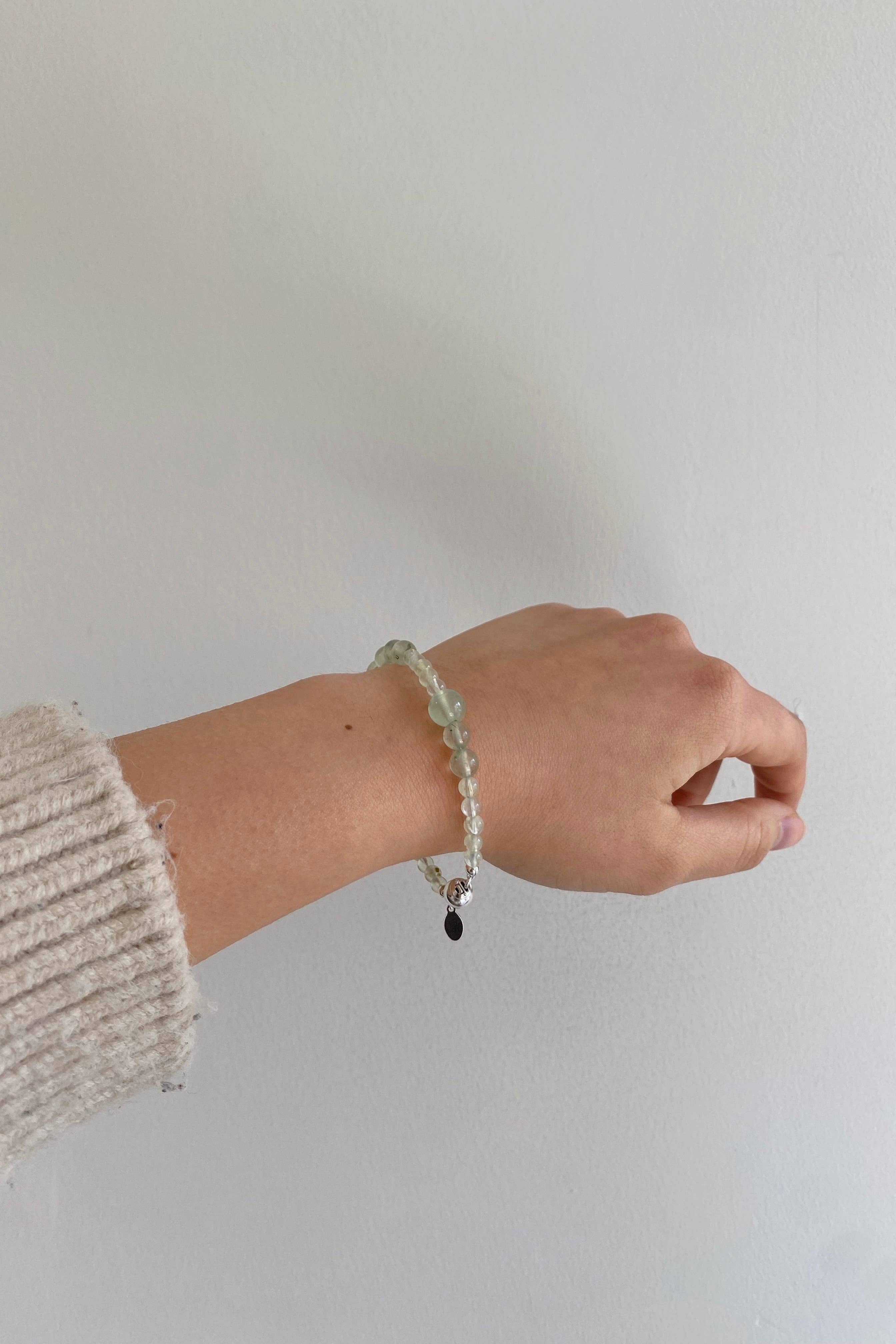 Kara Yoo - Wholesale Beaded Bracelet - Avery Bracelet - Prehnite2