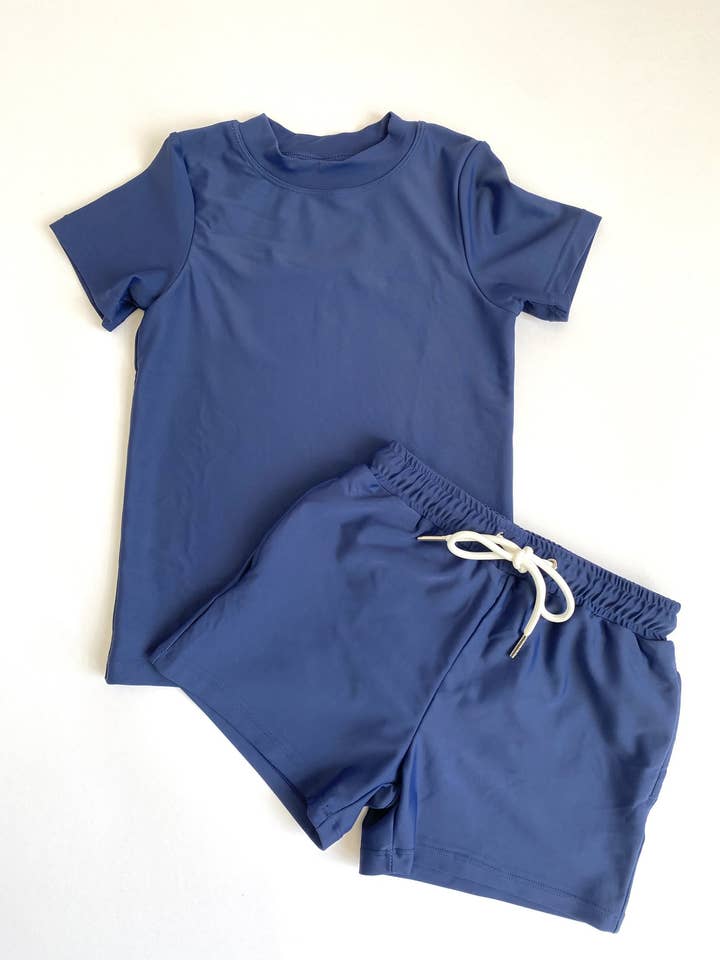 Nomad Boy Short In Navy Blue for wholesale by Enci