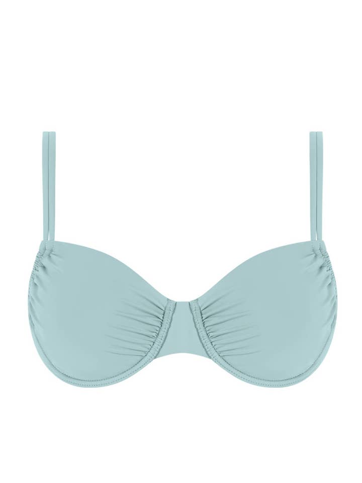 Chlamys Varia Reducer bikini top with double straps-Blue for wholesale by Chlamys Varia by MrMiss