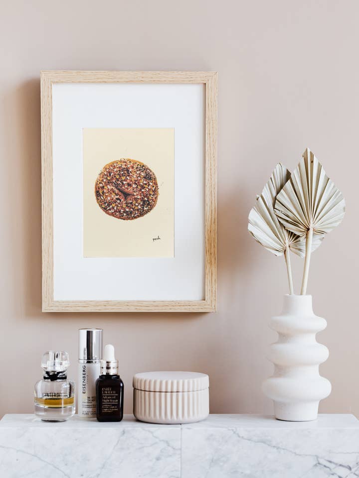 Everything Bagel Print - 11x8.5 inch for wholesale by Starfruit