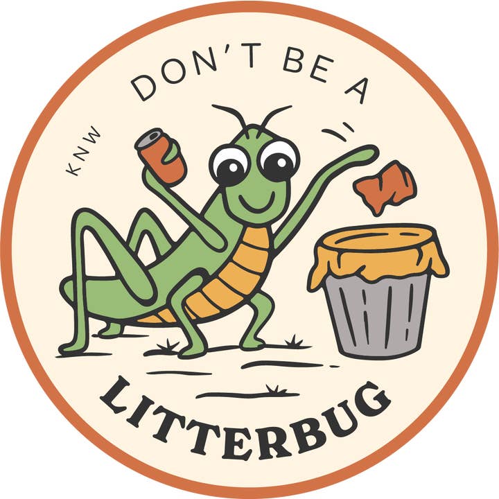 Keep Nature Wild - Vente Autocollant - Litterbug | Sticker