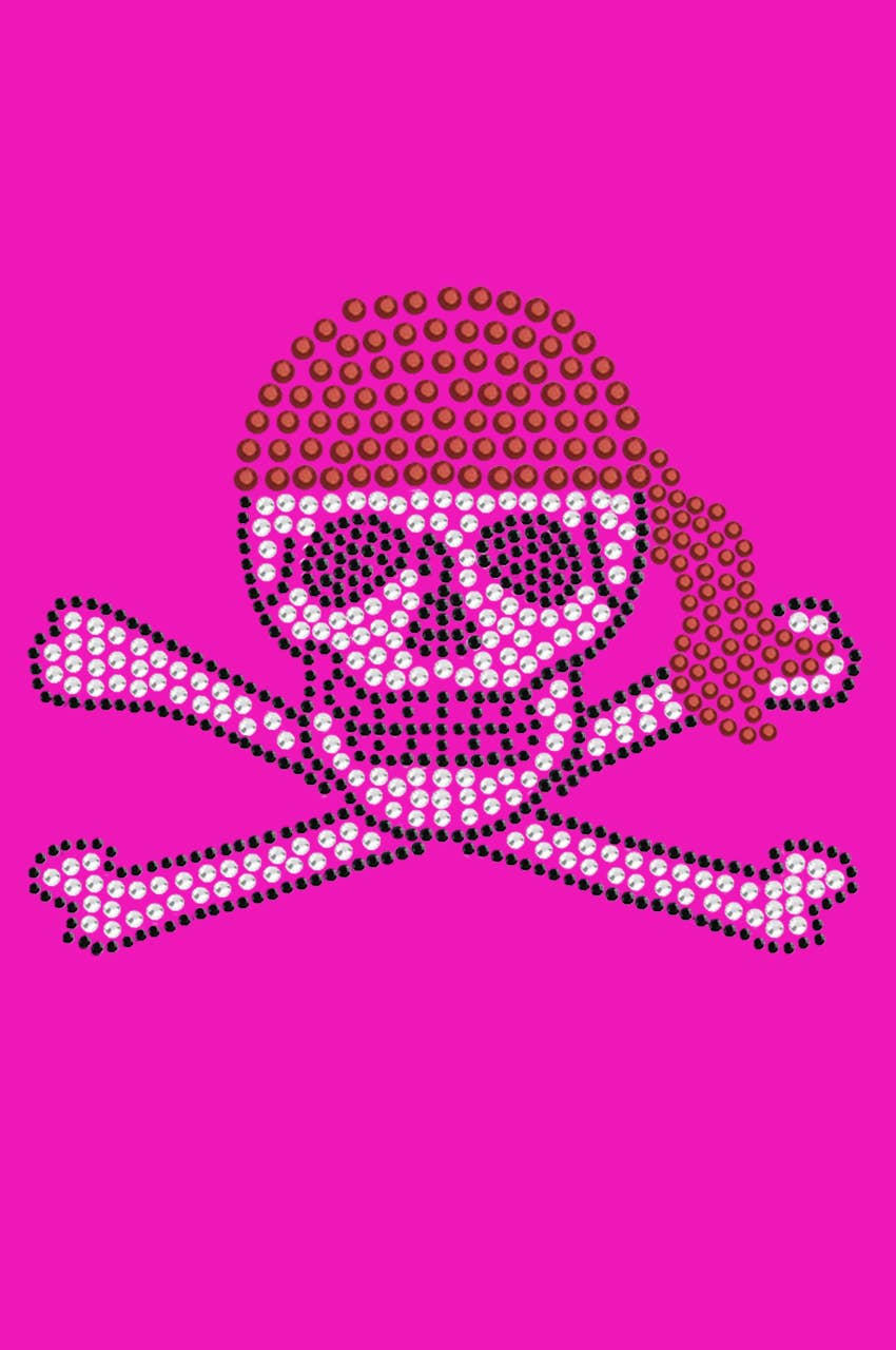 Dog in the Closet – Großhandel T-Shirt – Damen – Totenkopf mit rotem Bandana Damen T-Shirt12