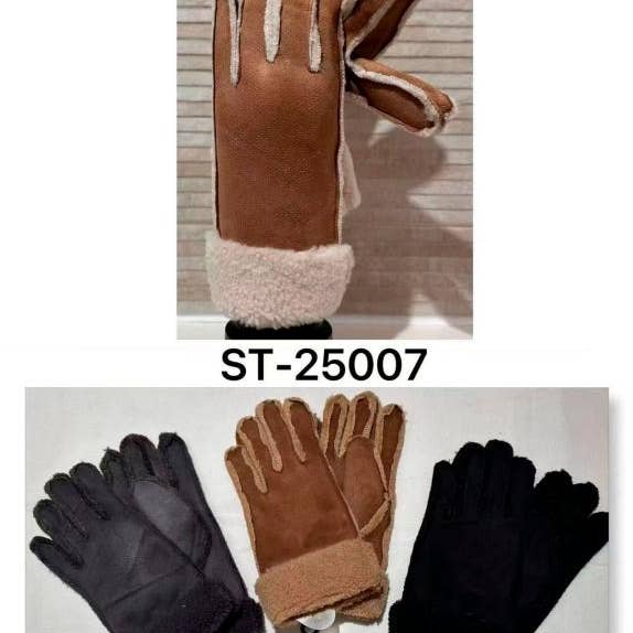 Beautiful Women's Gloves in One Size with Fleece ST25007 for wholesale by Chenson & Gorett