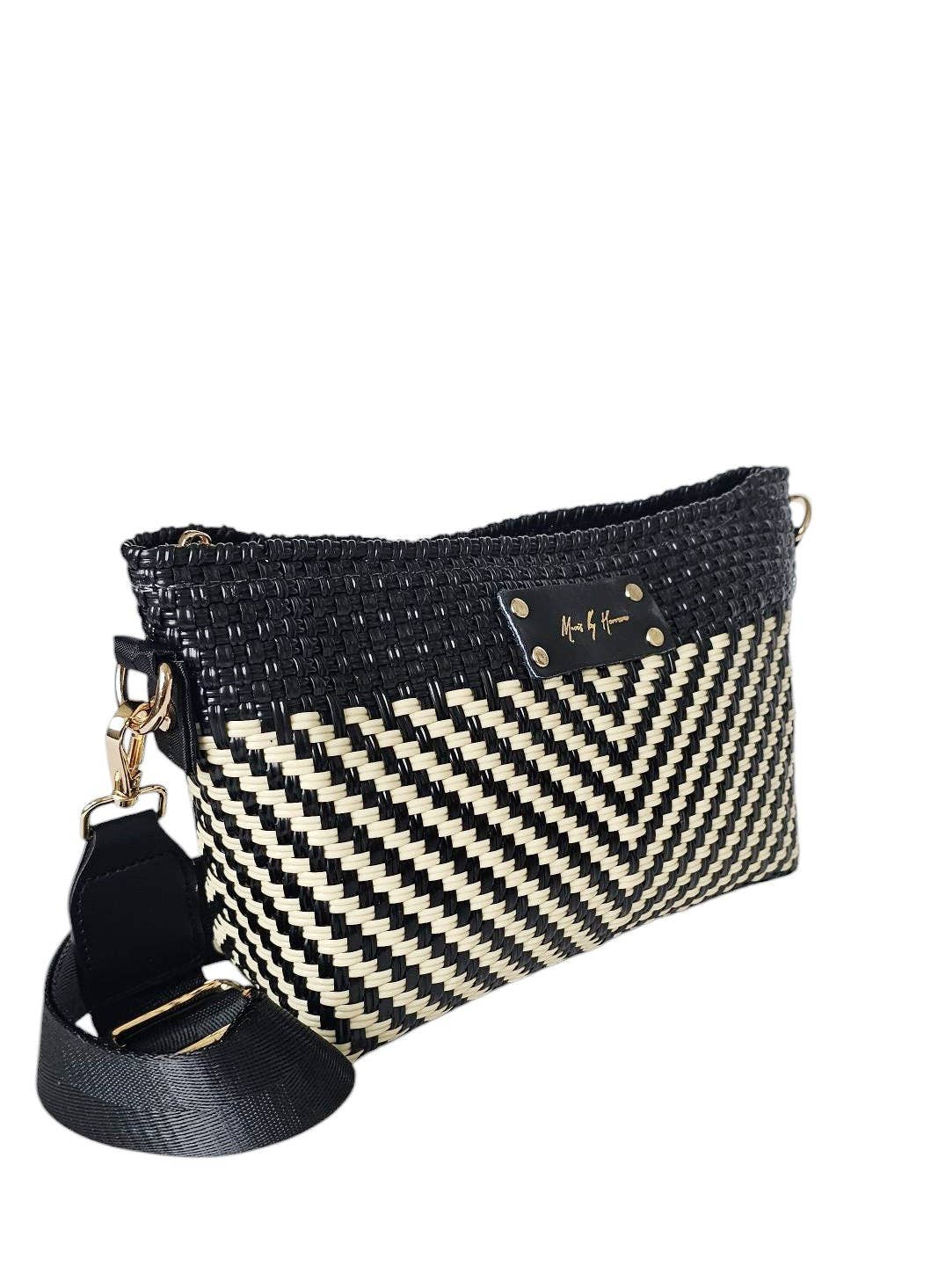 MAVIS BY HERRERA – wholesale Axelväska - Dam – Victoria Crossbody-väska - Lyxig Elfenbensvit Svart2