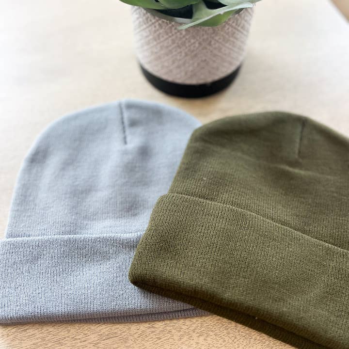 TrendyKeys - Wholesale Beanie - Unisex - Long Knit Acrylic Beanies - TK Original, Patchable
