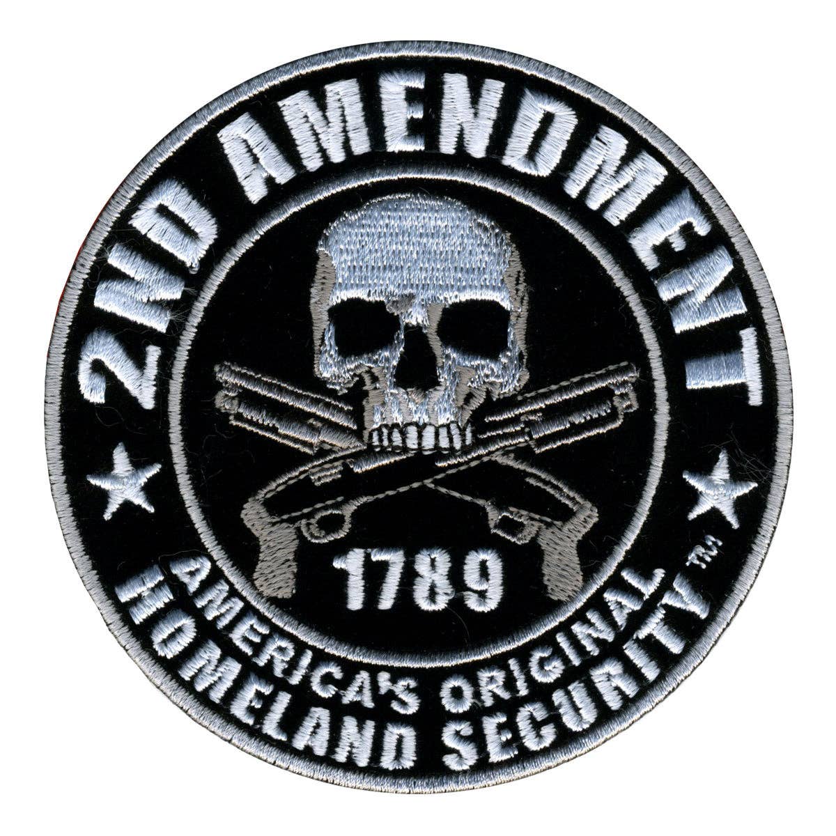 MULTI Hot Leathers PPV1008 2nd Amendment America's Original Homeland Security Hook Back 4" x 4" Patch for wholesale on Faire0